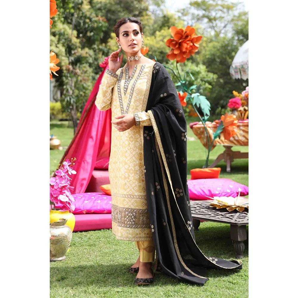 Mehrbano Premium Unstitched Lawn Sar-E Bazm by Cross Stitch