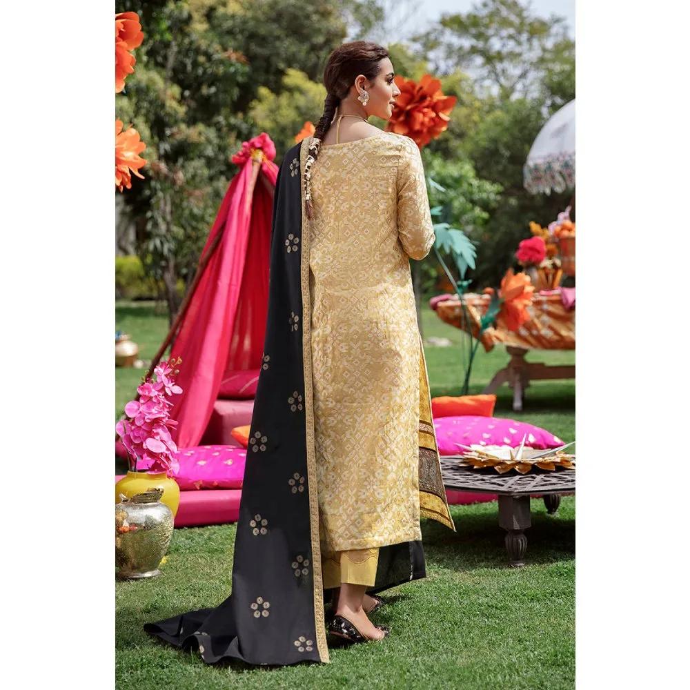 Mehrbano Premium Unstitched Lawn Sar-E Bazm by Cross Stitch