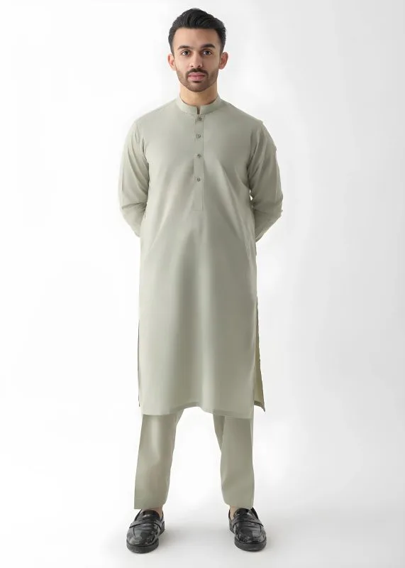 Gul Ahmed for Mens Gul-e-Makhmal Light Green Premium Fine Wash &amp;amp; Wear Unstitched Fabric Suit - Askani Group