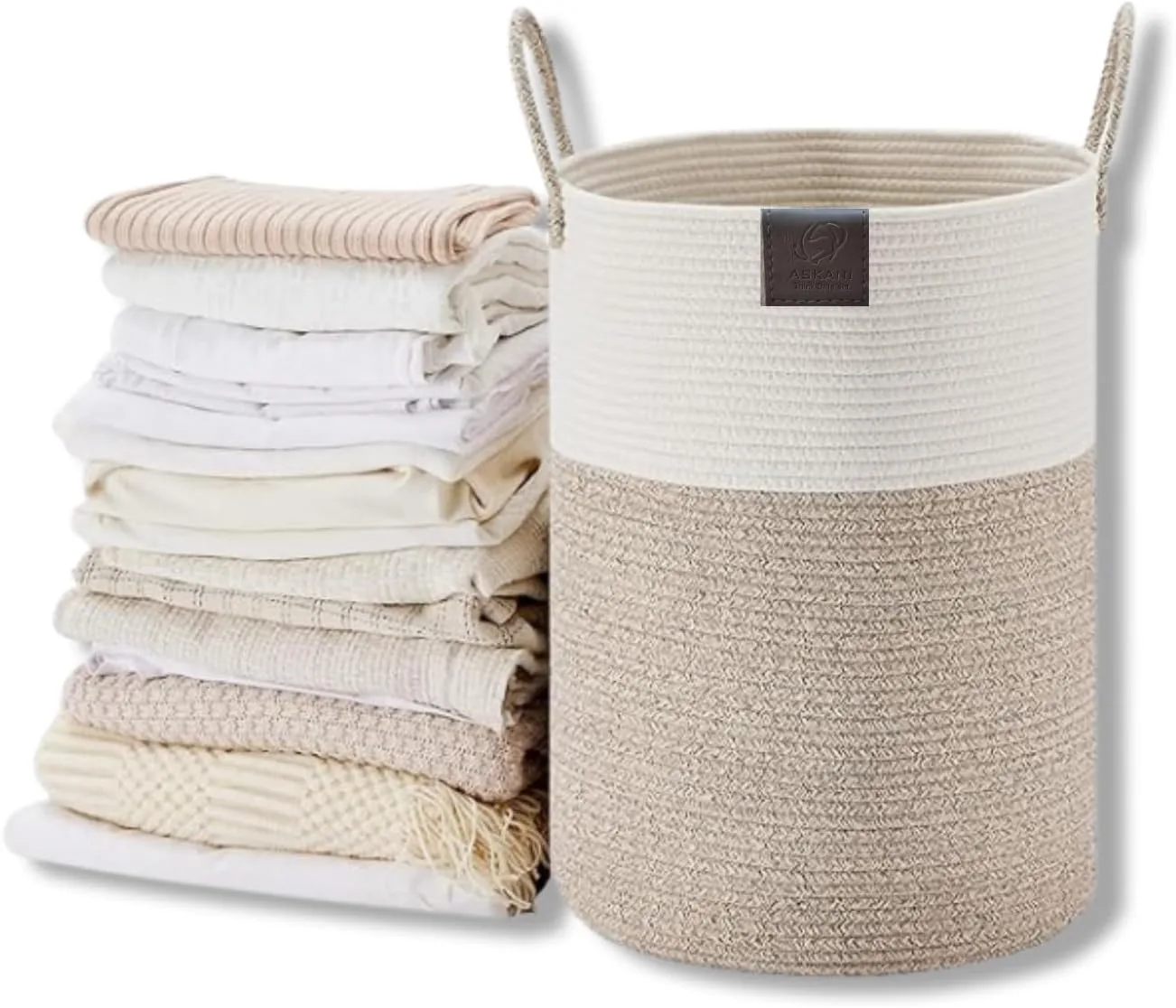 Foldable Laundry Basket - Askani Group - Amazon UAE