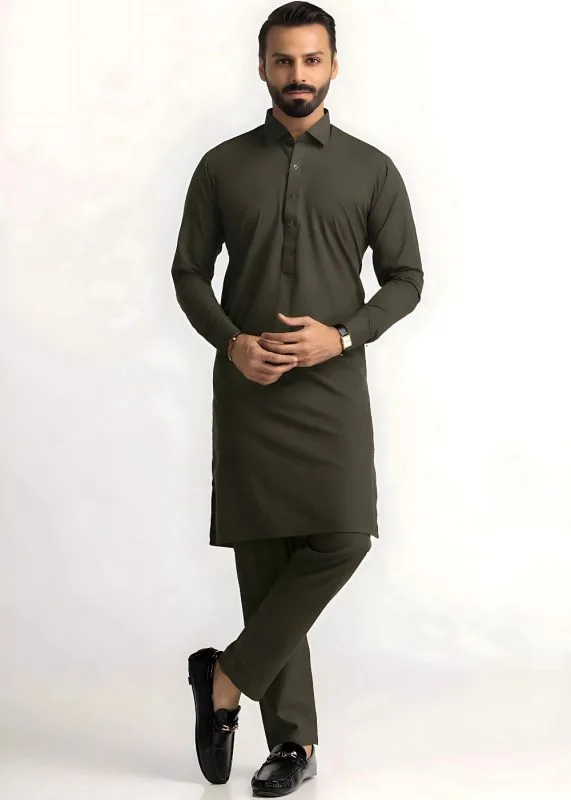 Gul Ahmed Men Collection Grape Leaf Ambassador Wash &amp;amp; Wear Unstitched Fabric - Askani Group