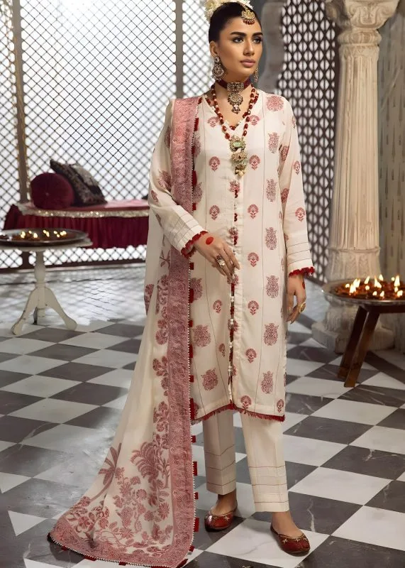 Gul Ahmed Ideas Sale 3-Piece Jacquard Unstitched Suit with Dupatta and Inner JD-42003 - Askani Group