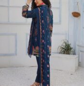 3 Piece Digital Print Embroidery Lawn Dress Fiza Noor Volume Baghi FN-03