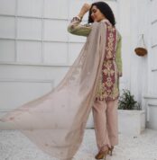 3 Piece Digital Print Embroidery Lawn Dress Fiza Noor Volume Baghi FN-05