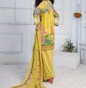 3 Piece Digital Print Embroidery Lawn Dress Fiza Noor Volume Baghi FN-08