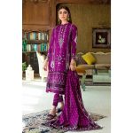 3PC Unstitched Embroidered Lawn Suit With Jacquard Dupatta MJ-83 - Gul Ahmed