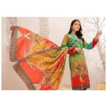 Meher Posh Digital Full Heavy Front Embroidered Collection with Lawn Dupatta