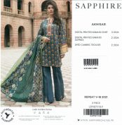Premium Digital Printed Karandi by Sapphire