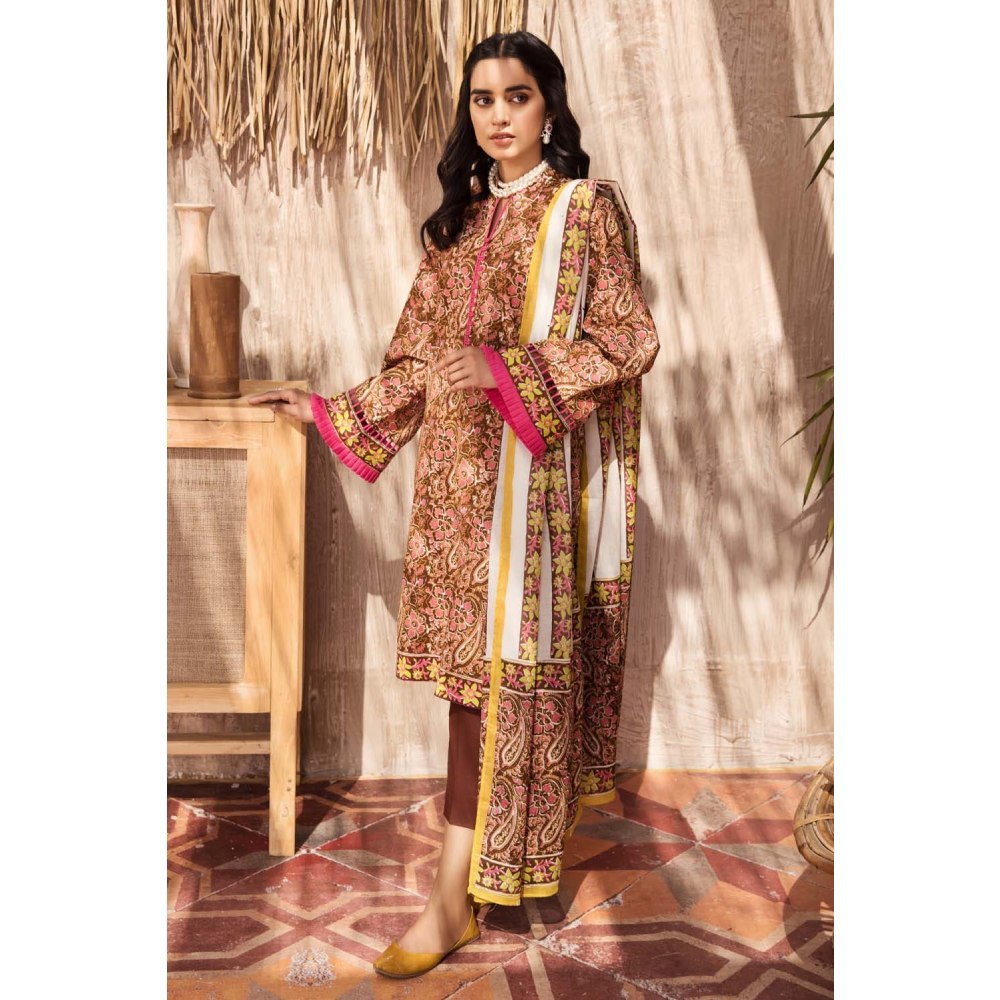 2 Piece Unstitched Lawn Printed Suit TL-366 A by Gul Ahmed