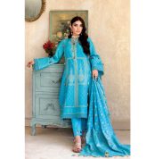 3PC Unstitched Embroidered Jacquard Suit MJ-58 by Gul Ahmed