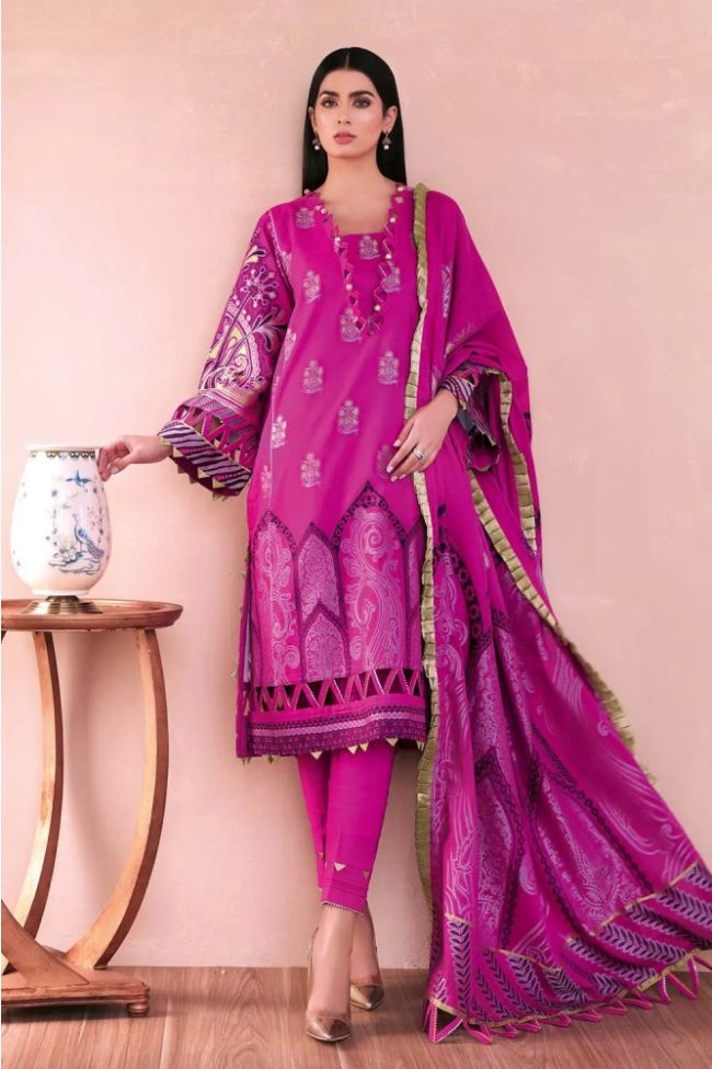 3PC Unstitched Jacquard Suit MJ-69 by Gul Ahmed