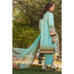 3PC Unstitched Printed Embroidered Lawn Suit With Digital Printed Chiffon Dupatta BM-175 by Gul Ahmed