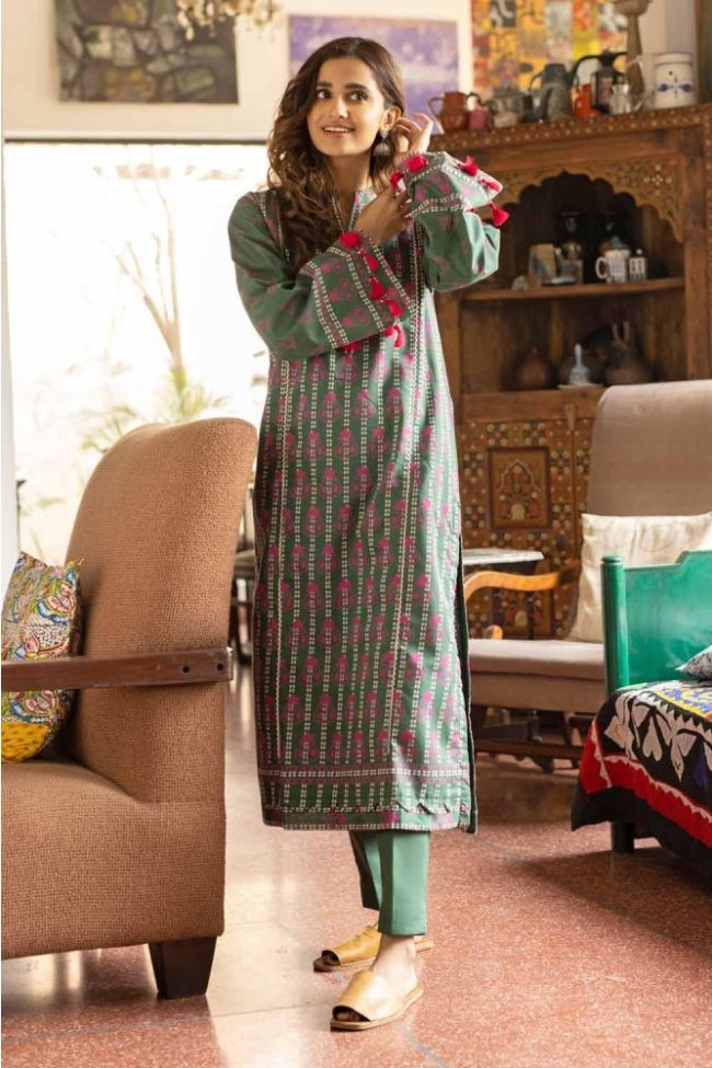 2 Piece Unstitched Lawn Printed Suit TL-326 A by Gul Ahmed