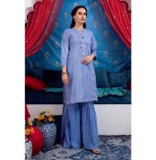 2 PC Lawn Unstitched Glitter Printed Suit FE-12208 by Gul Ahmed