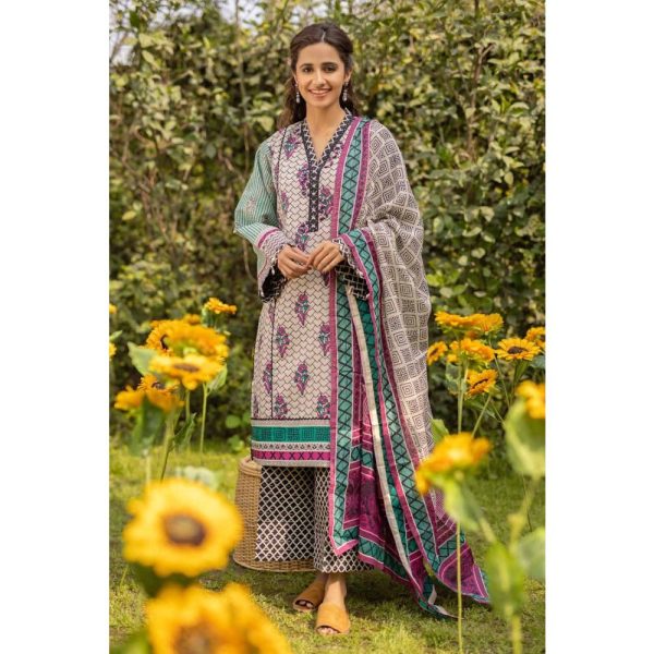 3 Piece Unstitched Lawn Printed Suit CL-1267 A by Gul Ahmed