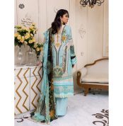 Morja 3-Piece Unstitched by Gulljee (SHIRT, TROUSER & DUPATTA) GMOR2203A1