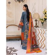 Morja 3-Piece Unstitched by Gulljee (SHIRT, TROUSER & DUPATTA) GMOR2203A1