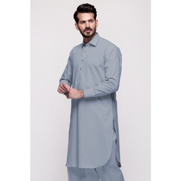 Light Grey Unstitched Fabric Suit Cool Breeze (Ultra Soft Finish) Gul Ahmed Male Collection