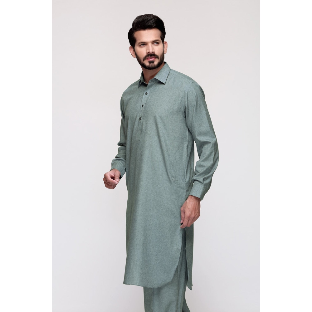Green Unstitched Fabric Suit Vision Opera-PS by Gul Ahmed Men's Collection