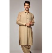 B. Brown Unstitched Fabric Suit Gul 900 Ujala by Gul Ahmed Men's Collection