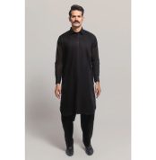 Black Unstitched Fabric Suit Gul Verossa by Gul Ahmed Men's Collection