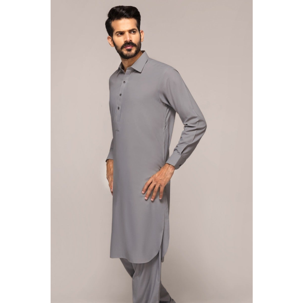 Light Grey Unstitched Fabric Suit Gul Verossa by Gul Ahmed Men's Collection