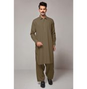 Mehandi Green Unstitched Fabric Suit Gul Verossa by Gul Ahmed Men's Collection