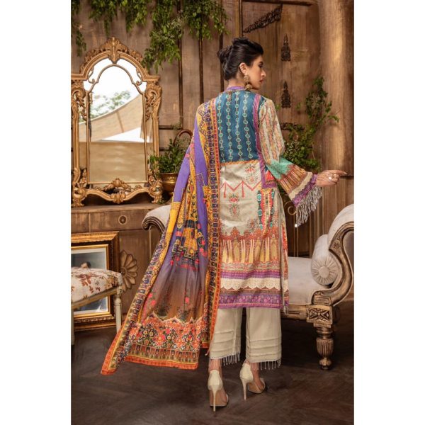 Special Jannat Digital Embroidered Lawn Collection by Arham Textile D-10