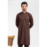 Chocolate Brown Unstitched Fabric Suit Cool Breeze (Ultra Soft Finish) Gul Ahmed Male Collection