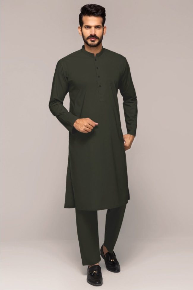 Kai Green Unstitched Fabric Suit Cool Breeze (Ultra Soft Finish) Gul Ahmed Male Collection