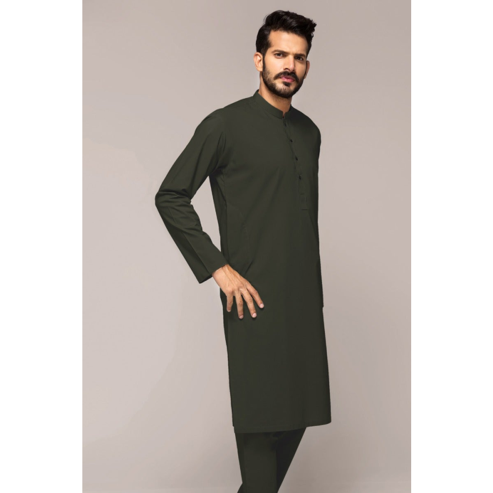Kai Green Unstitched Fabric Suit Cool Breeze (Ultra Soft Finish) Gul Ahmed Male Collection