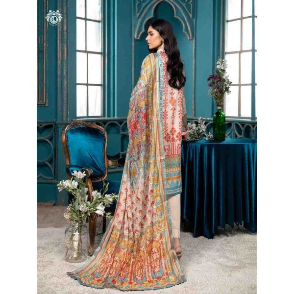 Nari 3-Piece Unstitched by Gulljee (SHIRT, TROUSER & DUPATTA) GRS2202A3