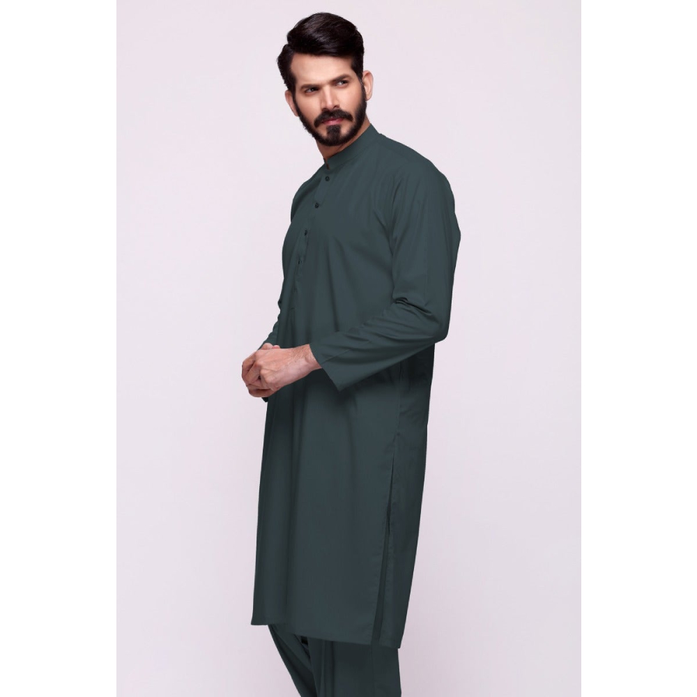 Fawn Green Unstitched Fabric Suit Gini Gold-NS by Gul Ahmed Men's Collection