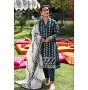 Mehrbano Premium Unstitched Lawn Celestial Pearl by Cross Stitch - 1000000122051