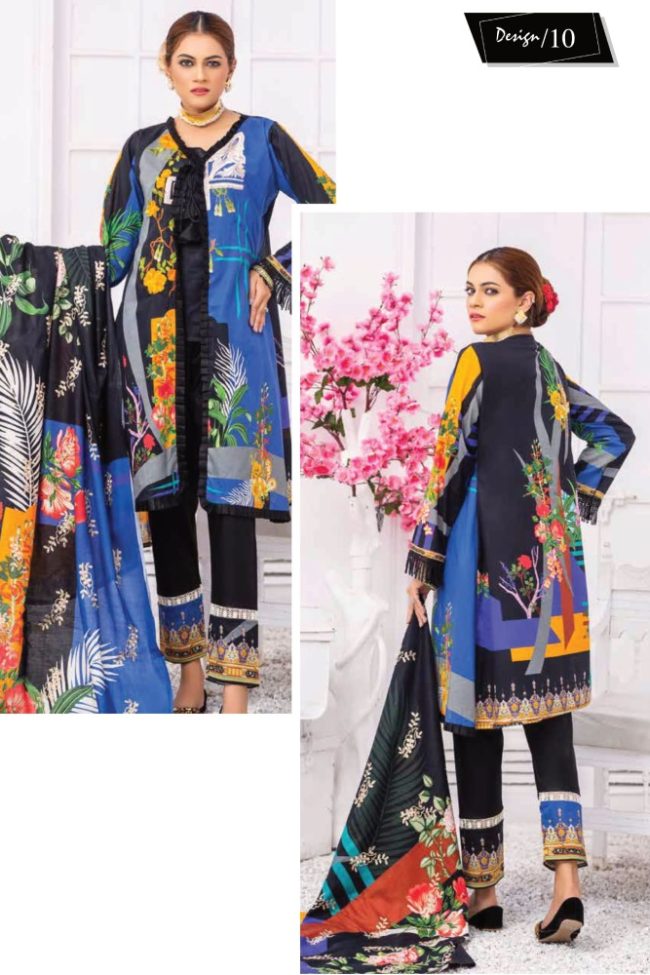 Naqsh Very Special Digital Lawn Embroidered Collection by Arham Textile