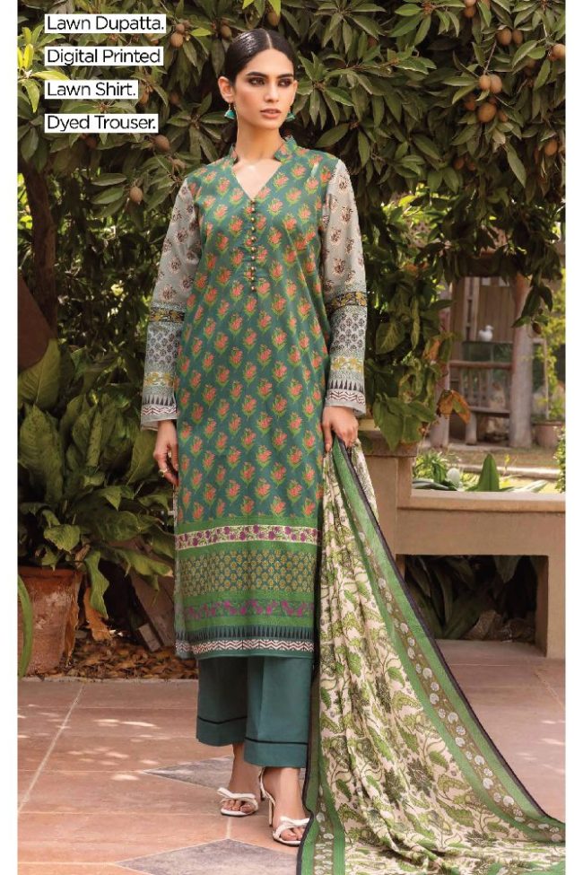 Regalia Printed Collection Three Piece (RGT-32003 A) by Gul Ahmed