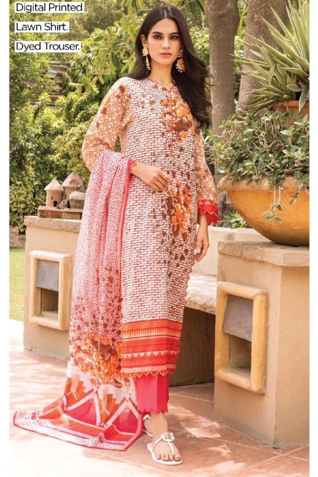 Regalia Printed Collection Three Piece (RGT-32005 A) by Gul Ahmed