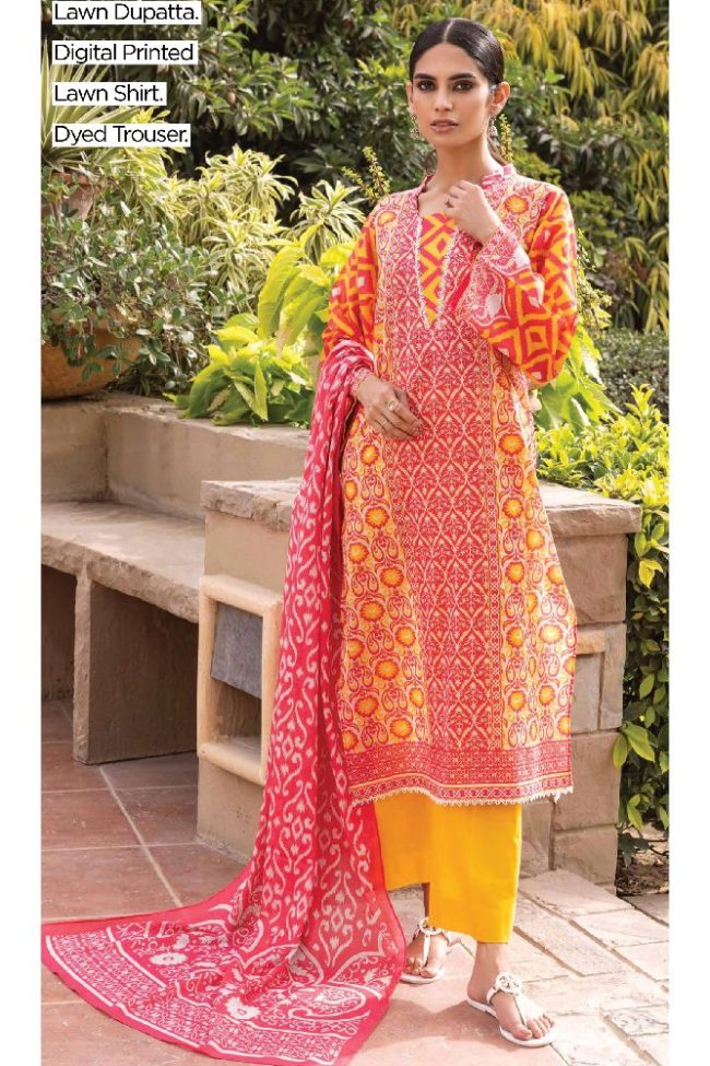 Regalia Printed Collection Three Piece (RGT-32007 A) by Gul Ahmed