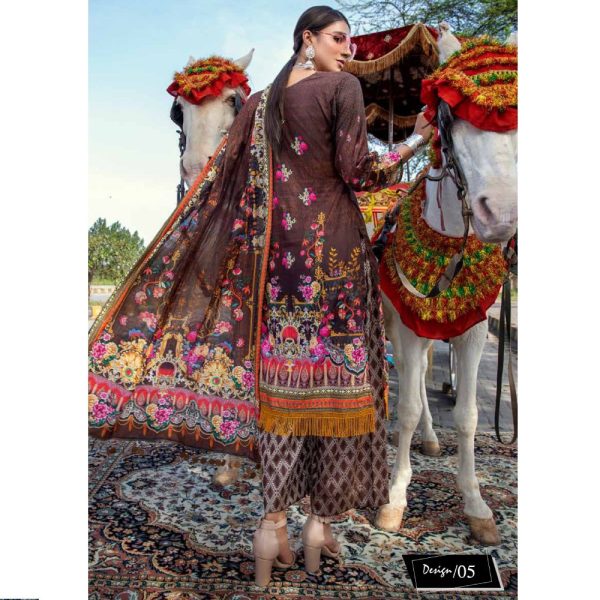 Special Digital Jaquard Trouser Embroidered Lawn Collection Feroza Digital Volume-01 by Arham Textile