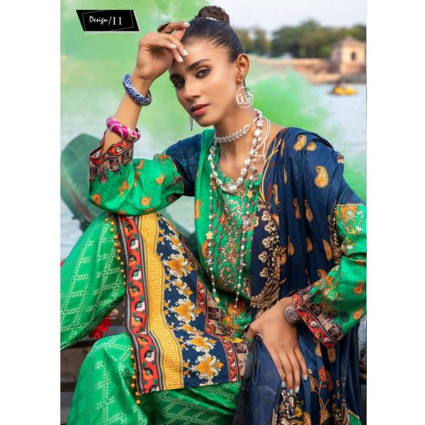 Special Digital Jaquard Trouser Embroidered Lawn Collection Feroza Digital Volume-01 by Arham Textile