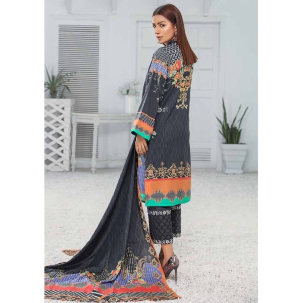 Meher Posh Digital Printed with Embroidered Neck Volume 02 by Arham Textile