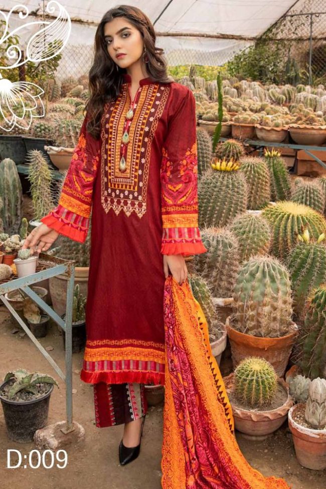 Nigaar Luxury Embroidered Lawn Collection Volume 07 by Arham Textile