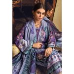 3PC Unstitched Digital Printed Corduroy Suit with Cotton Net Dupatta CD-12010 A by Gul Ahmed PK