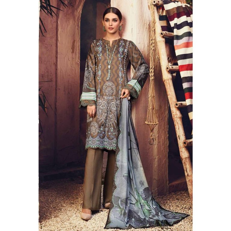 Gul Ahmed Winter Collection » Printed Corduroy CD12010 A