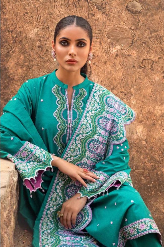 3PC Unstitched Ayudia Suit AY-12008 - Gul Ahmed