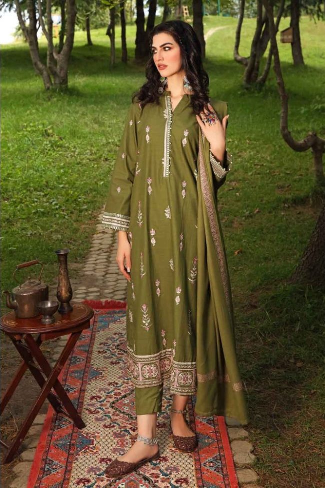 3PC Unstitched Pashmina Shawl Suit AP-12028 Gul Ahmed Ideas