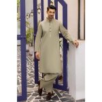 C. Green Unstitched Fabric GUL 900 Comfort Wear by Gul Ahmed Men's Unstitched Suits