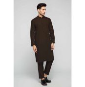 Dark Brown Unstitched Fabric GUL 900 Comfort Wear by Gul Ahmed Men's Unstitched Suits