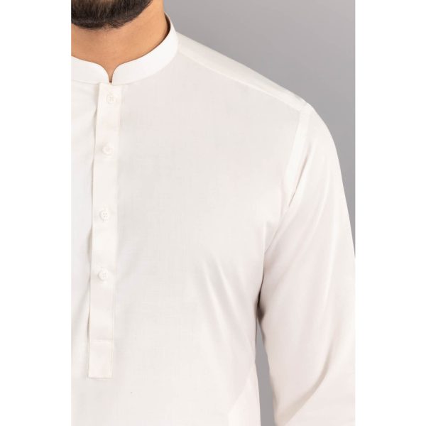 Off White Unstitched Fabric GUL 900 Comfort Wear by Gul Ahmed Men's Unstitched Suits