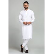 White GUL 90 FRESHER-J Unstitched Fabric by Gul Ahmed Gents Suit